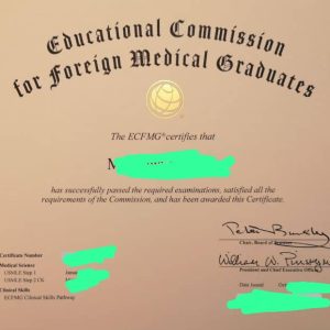 Buy USMLE Certificate online without exams